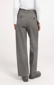 Yaya 01-301291 soft woven trousers grey