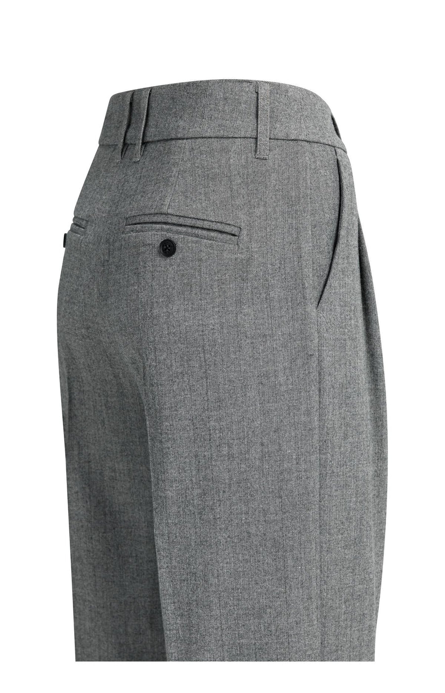 Yaya 01-301291 soft woven trousers grey