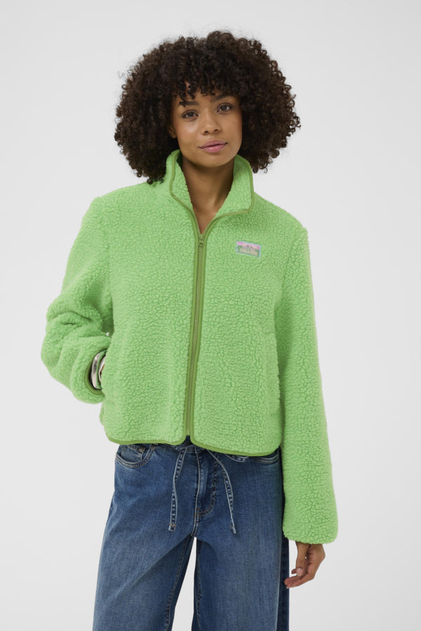 Culture CUcatina Teddy jacket green