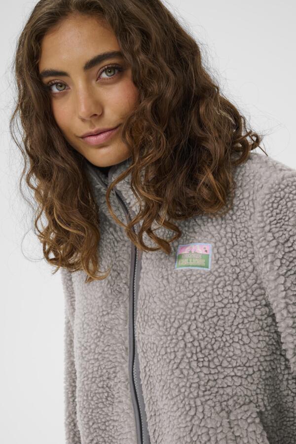 Culture CUcatina Teddy jacket grey