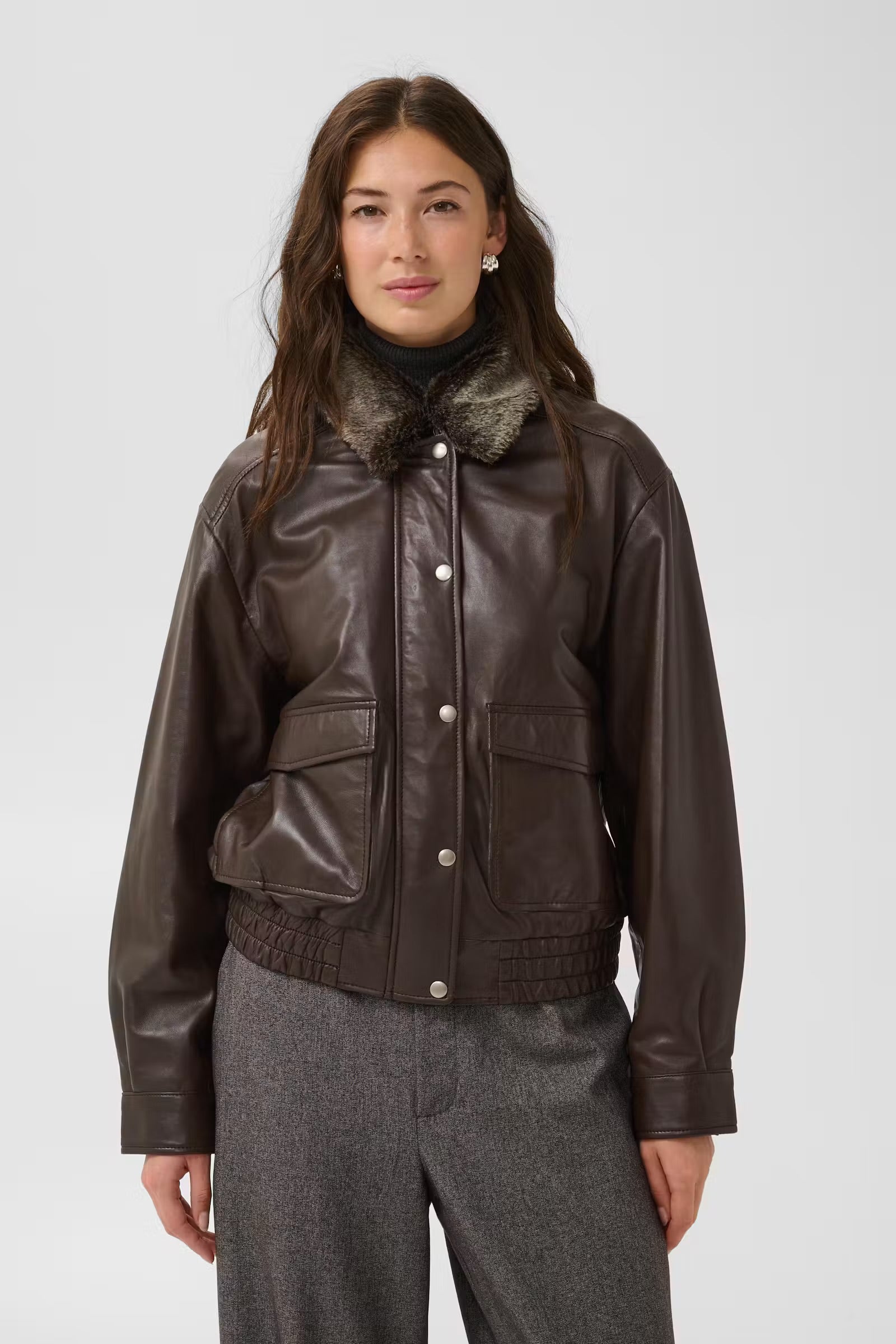 Culture CUborgny Canja jacket coffee
