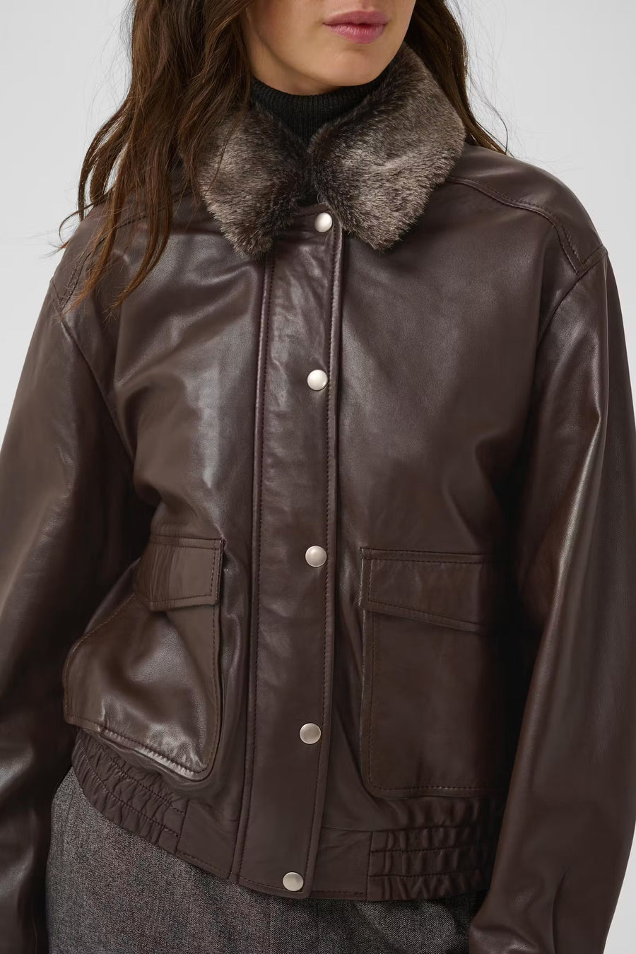 Culture CUborgny Canja jacket coffee