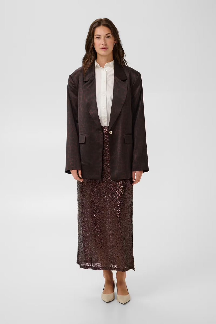 Culture CUnynna skirt Chocolate