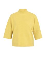 Yaya 01-000437 high neckline sweater green