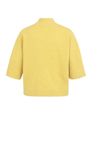 Yaya 01-000437 high neckline sweater green