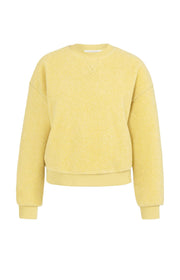 Yaya 01-109104 teddy sweatshirt moss green