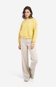 Yaya 01-109104 teddy sweatshirt moss green