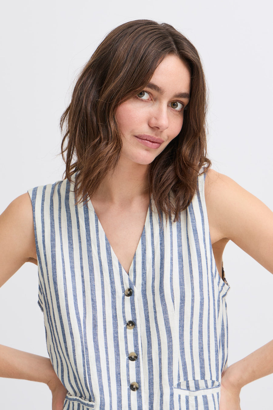 BYOUNG Byfalakka waistcoat