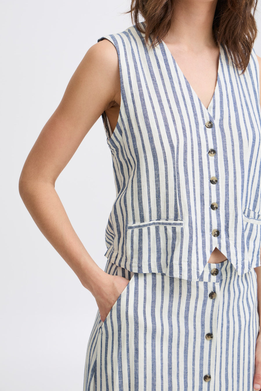 BYOUNG Byfalakka waistcoat