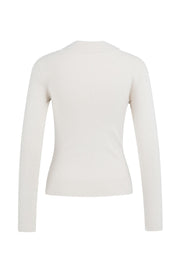 Yaya 01-000556-602 Fine ribbed sweater beige