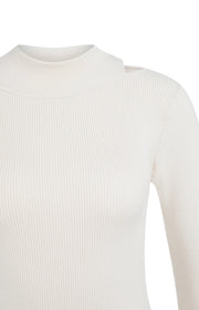Yaya 01-000556-602 Fine ribbed sweater beige