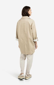 Yaya 02-001069-602 Oversized cotton jacket