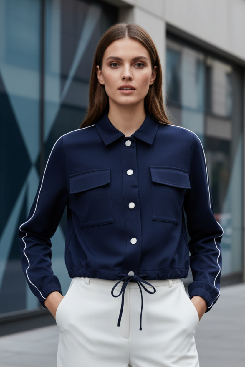 Red Button SRB4756 Juno jacket punta dark blue