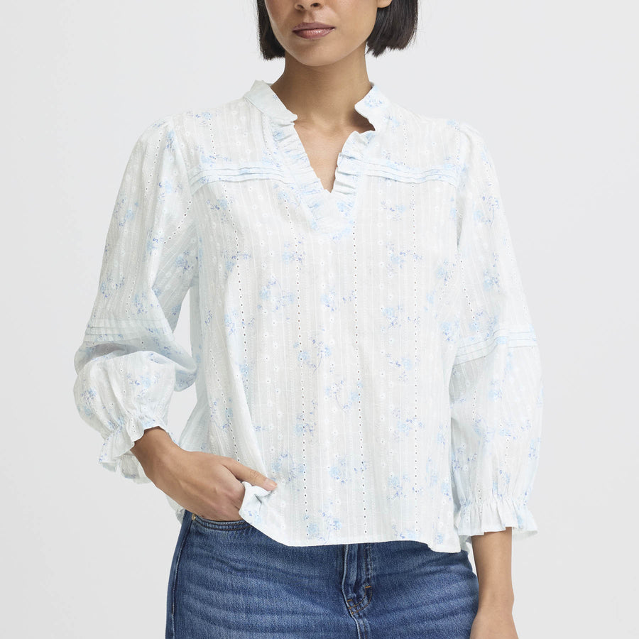 Pulz PZbellarose blouse blue