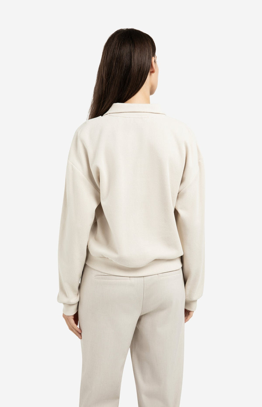 Yaya 01-109108 602 sweater with half zip
