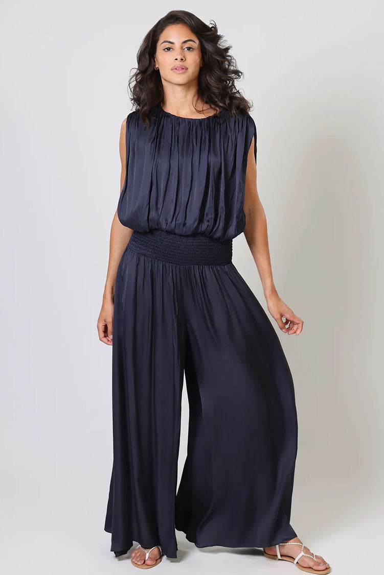 Traffic People AMN13120008 Aurora Wide leg trousers navy