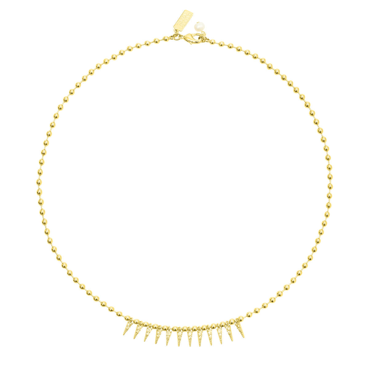 Talis Chains Spike Drop Necklace