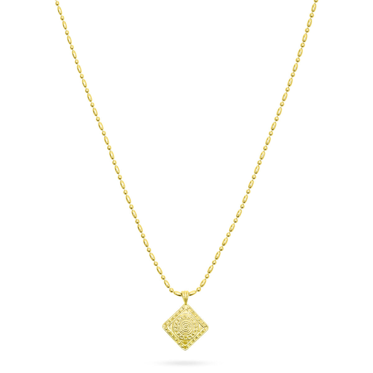 Talis Chain Solar Eclipse Pendant necklace gold