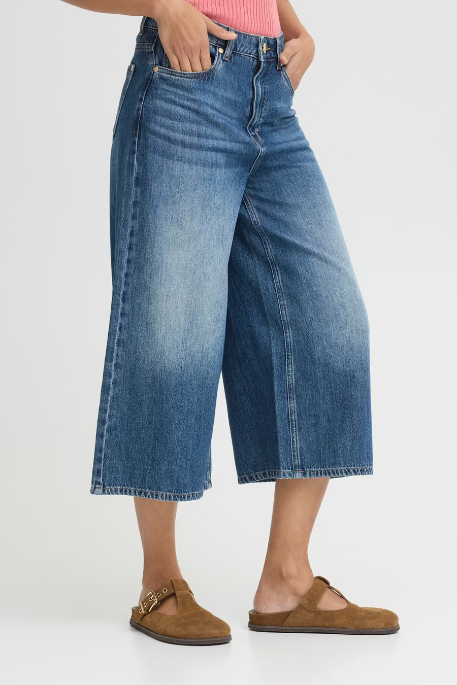 Pulz PZalexi UHW jeans wide leg