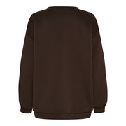 Marta 22659 Mdchibiscus sweatshirt brown yellow