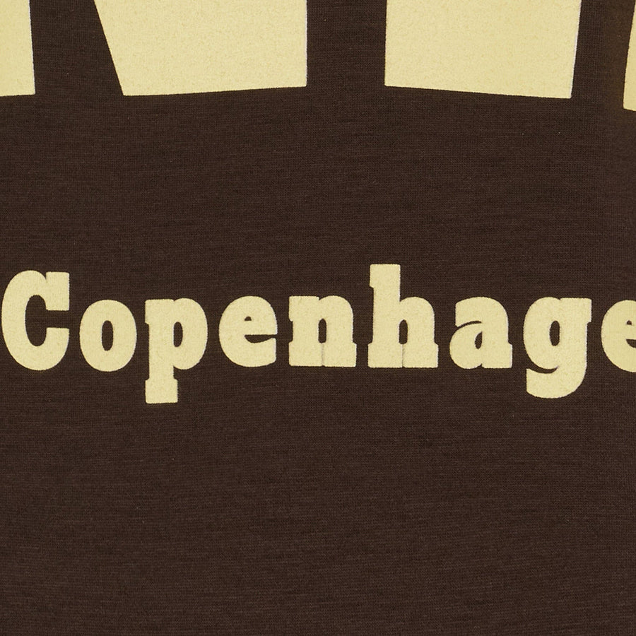 Marta 22659 Mdchibiscus sweatshirt brown yellow