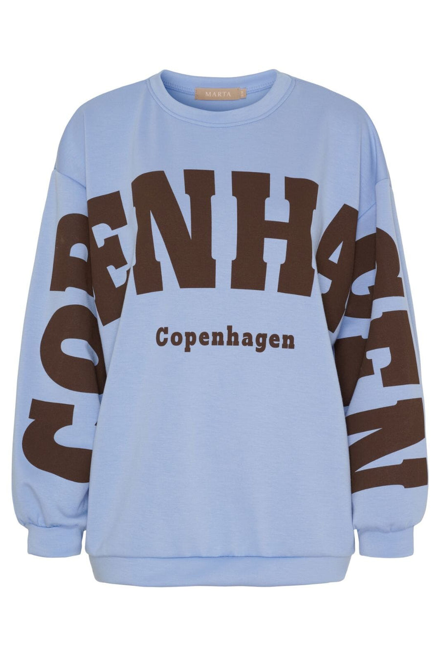 Marta 22659 Mdchibiscus sweatshirt sky blue