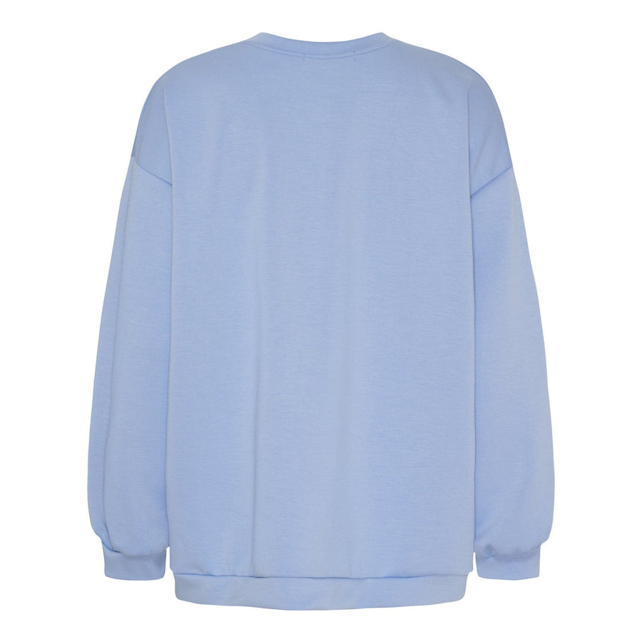 Marta 22659 Mdchibiscus sweatshirt sky blue
