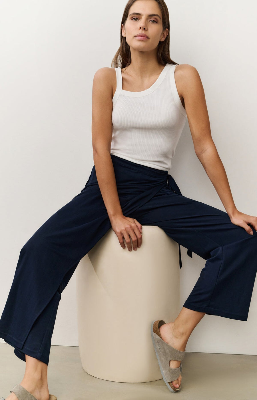 Yaya 01-309199-506 trouser navy