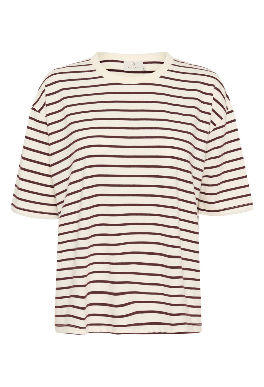 Kaffe KAwinny 1/2 sleeve t shirt fudge