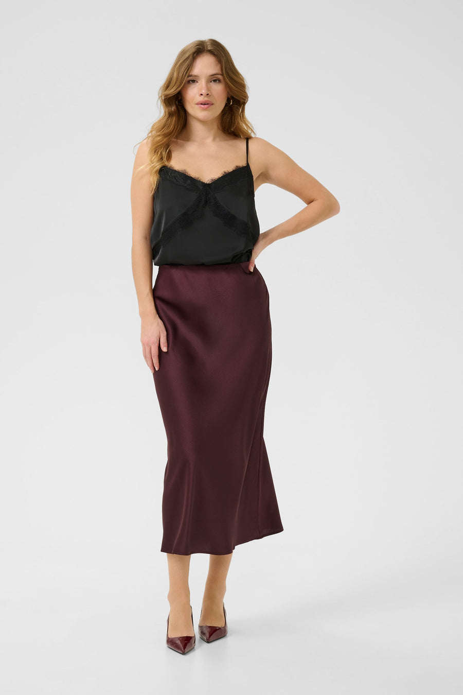 Kaffe KAlotte Skirt fudge