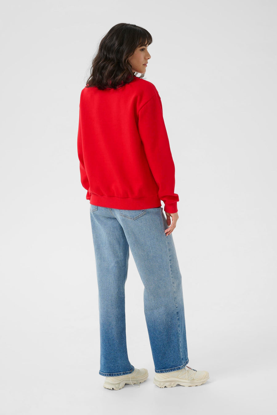 Kaffe KAberta Sweatshirt red