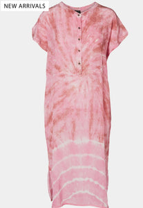 Nu Denmark Usiana Tunica Dress Pink Mix