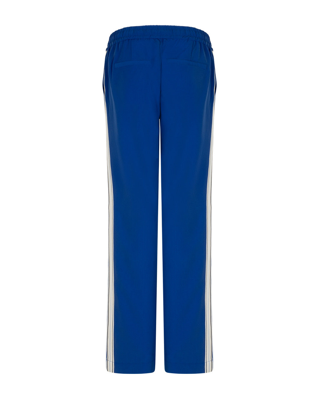 Red button SRB444 Claudette Palazzo sidetape cobalt