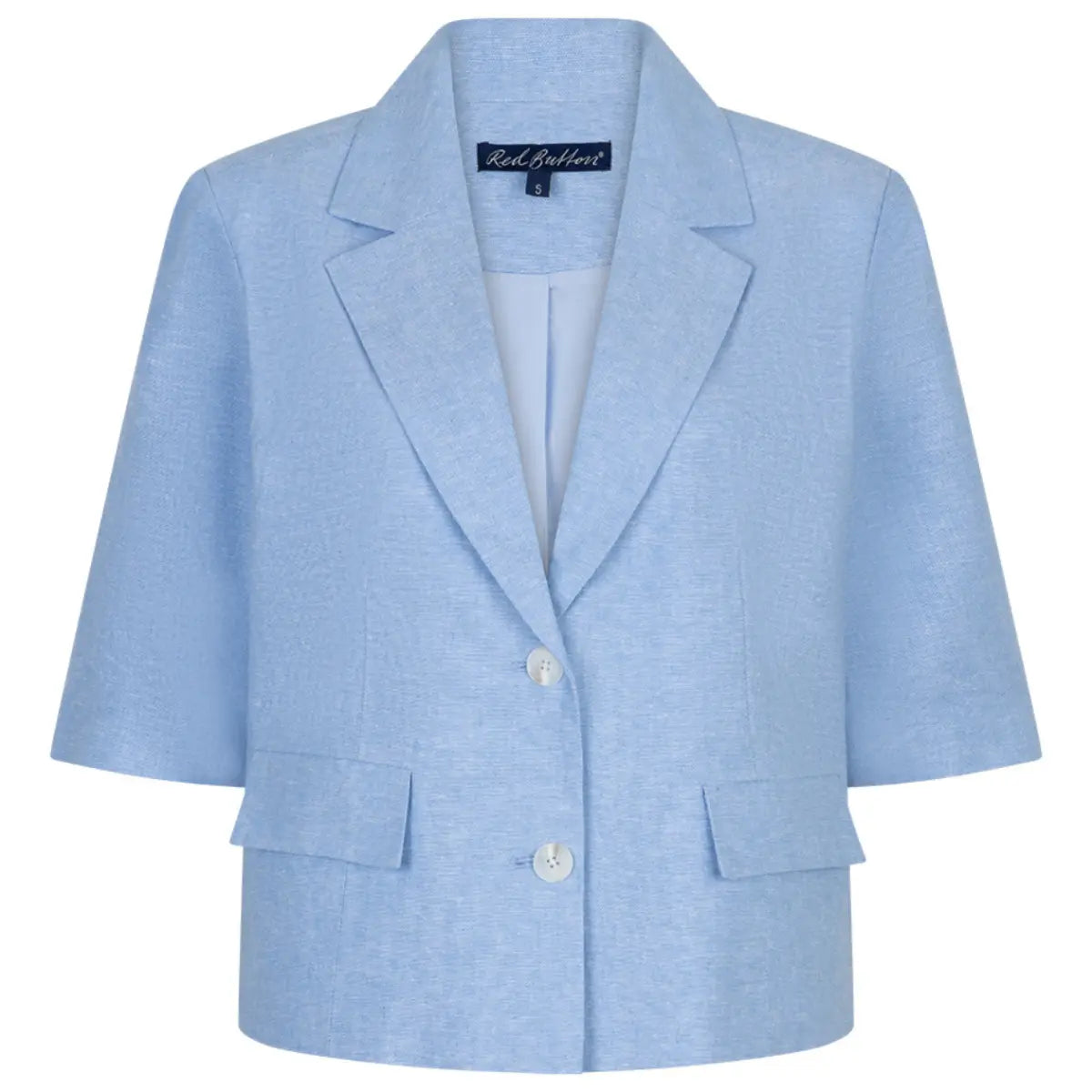 Red Button SRB4771 Blazer linen lightblue