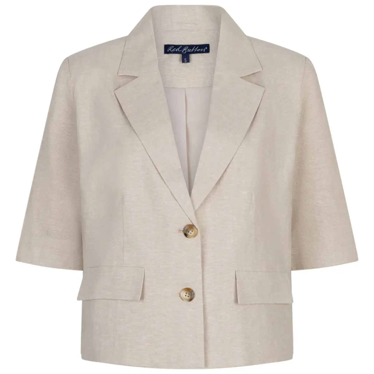 Red Button SRB4771 Blazer linen pebble