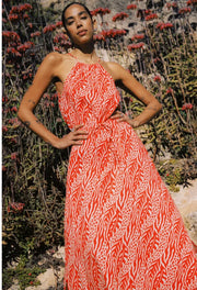 BYOUNG BYmmjoella slip dress 5 coral