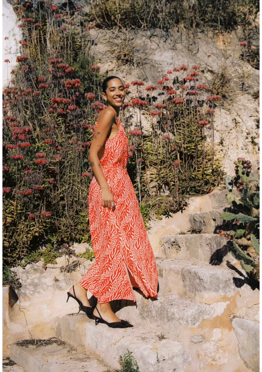 BYOUNG BYmmjoella slip dress 5 coral