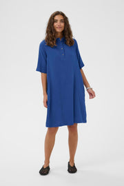 Culture CUtala Elina short dress cobalt blue