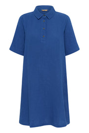 Culture CUtala Elina short dress cobalt blue
