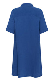 Culture CUtala Elina short dress cobalt blue