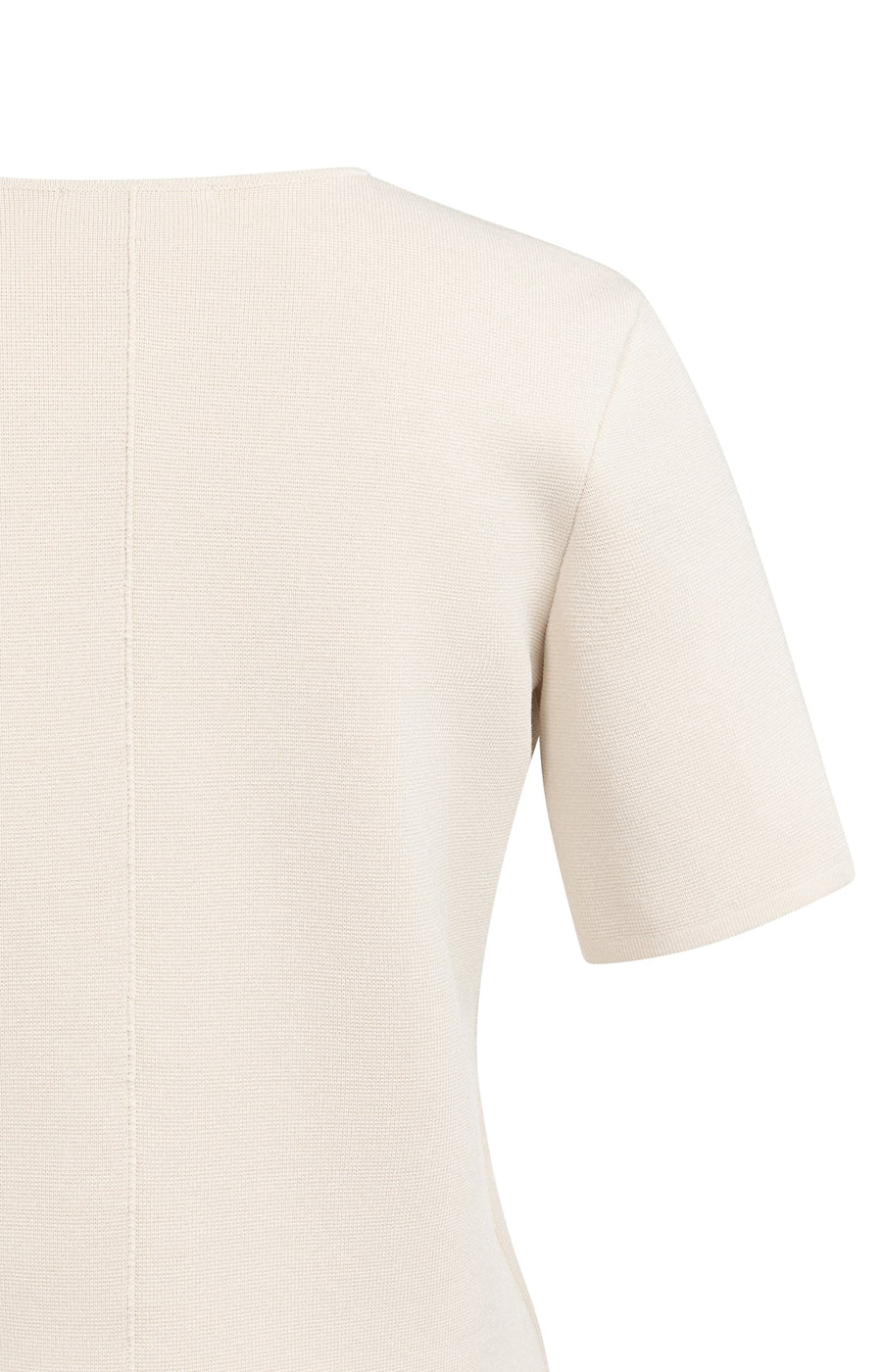 Yaya 01-010151 fine knitted gilet with v neck cream