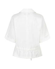 Red Button SRB4913A Drew drawstring linen off white