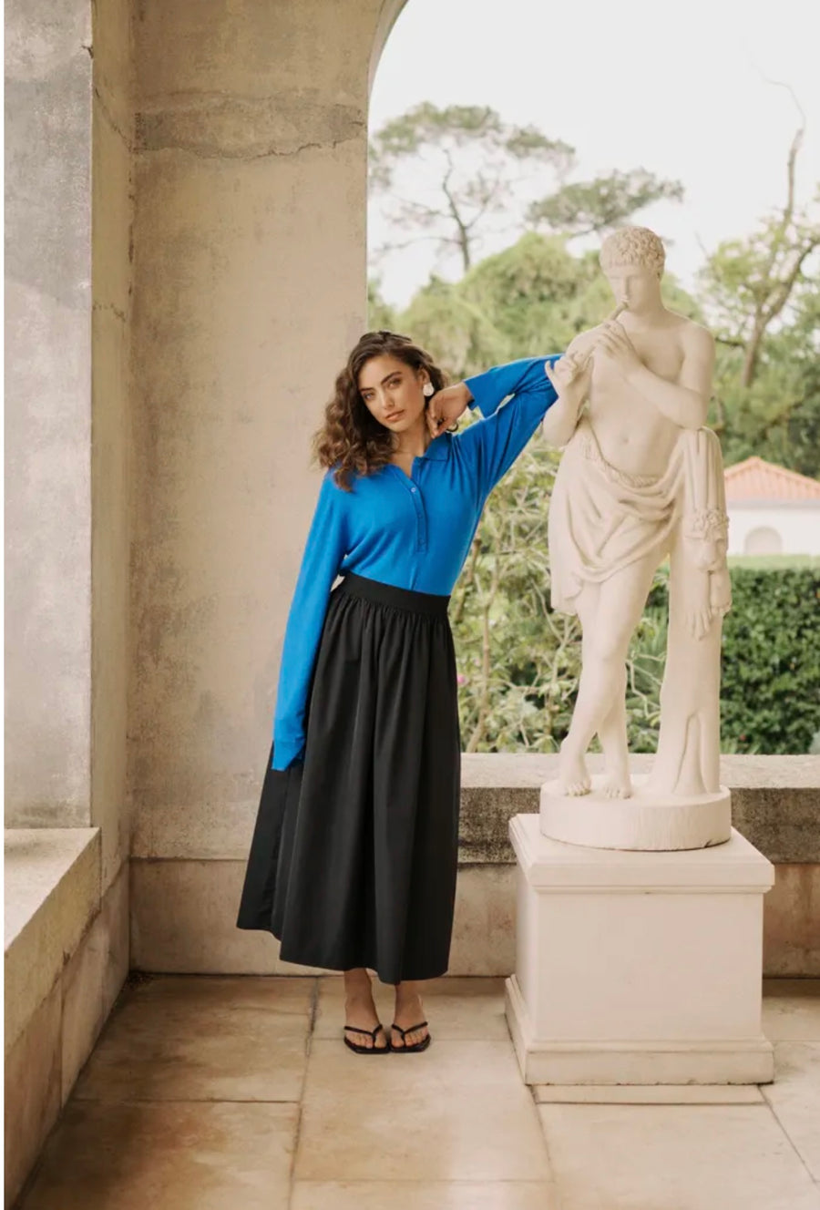 Culture CUebba Annemette pullover blue