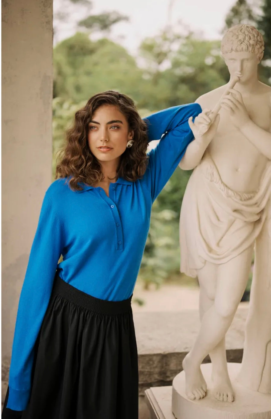 Culture CUebba Annemette pullover blue