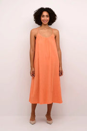 Kaffe Kapauline Strap Dress Melon