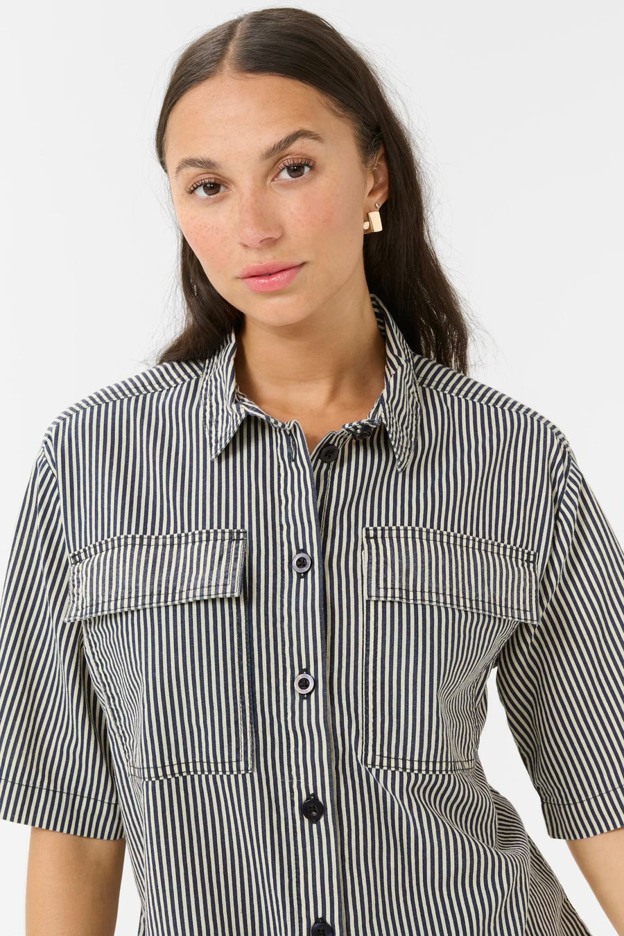 Kaffe KAnaya striped shirt