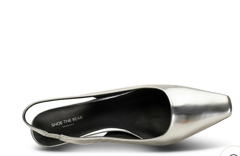 Shoe The Bear Stb2279 Maxine Slingback Metallic
