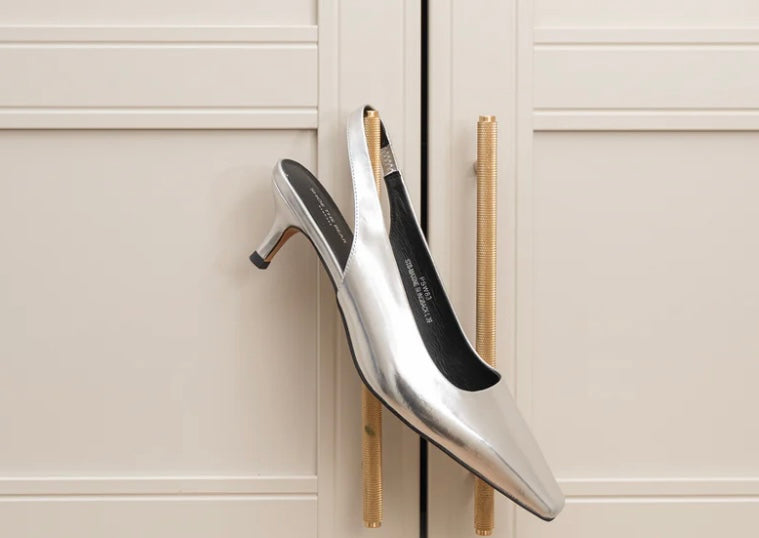 Shoe The Bear Stb2279 Maxine Slingback Metallic