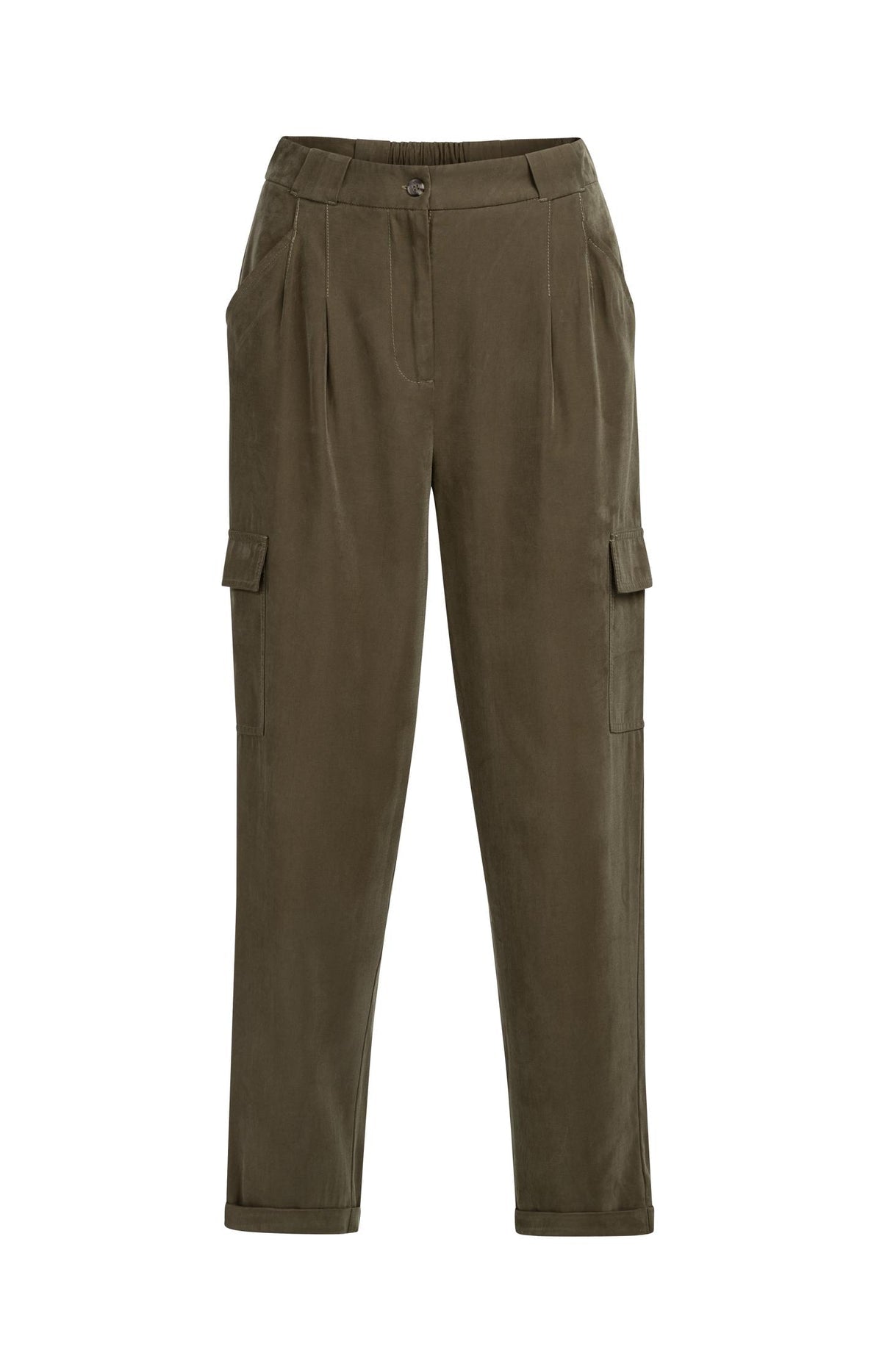 Yaya 01-301254 Cargo trousers with straight legs