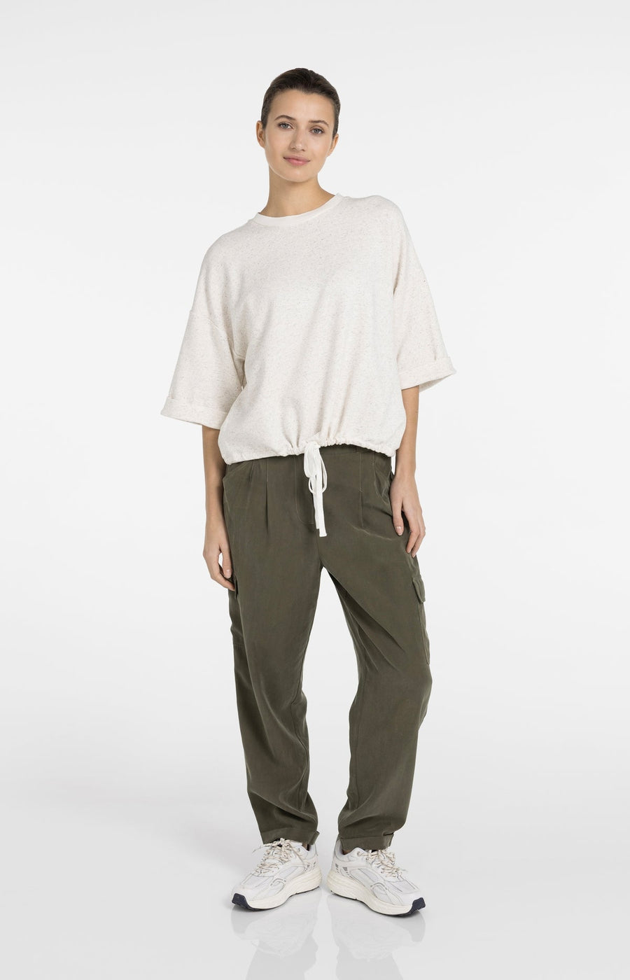 Yaya 01-301254 Cargo trousers with straight legs
